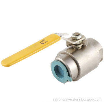 2pc forged steel NPT ball valve